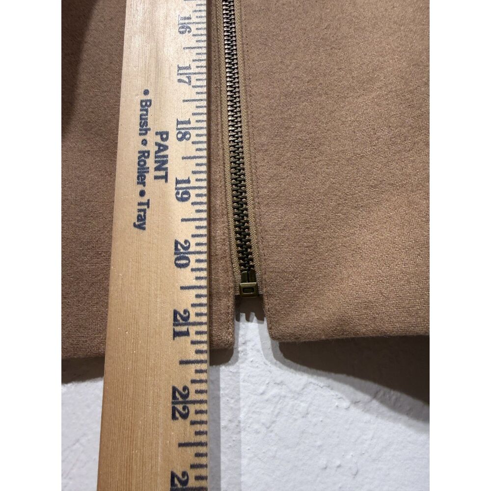 Wool Blend Blazer Women 6 Vintage Y2K Harvé Benard Camel Coat - Picture 7 of 7